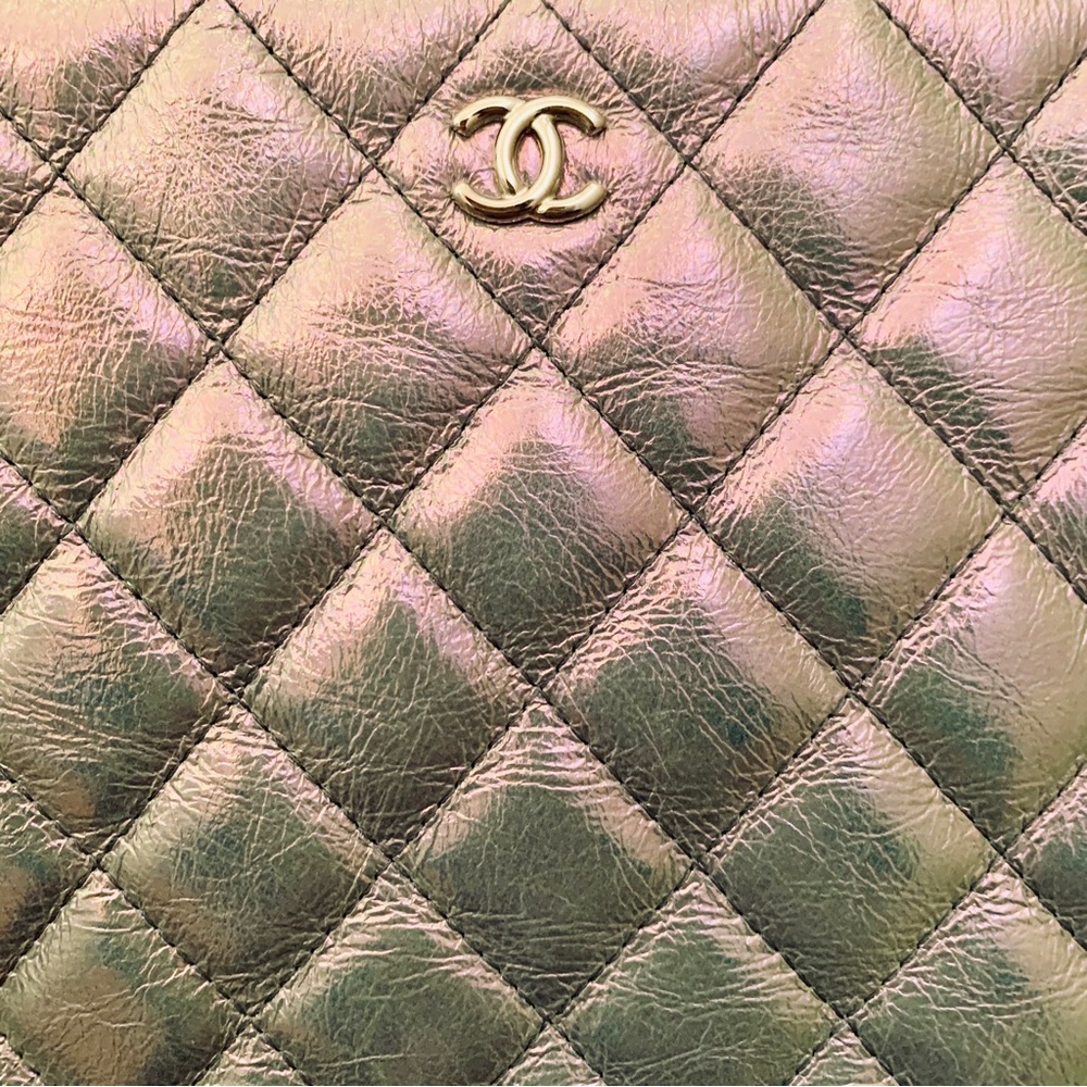 Authentic Chanel Iridescent Clutch